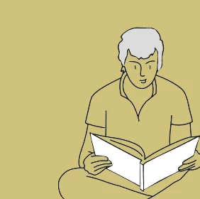 Adolescente com livro